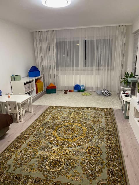 Großzügiger Spielbereich für Kinder bei Tagesmutter Galina Roger